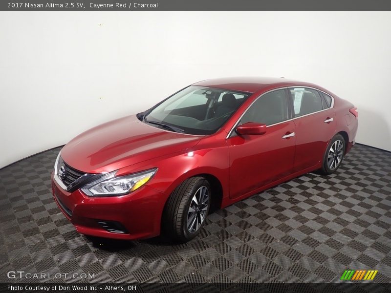 Cayenne Red / Charcoal 2017 Nissan Altima 2.5 SV