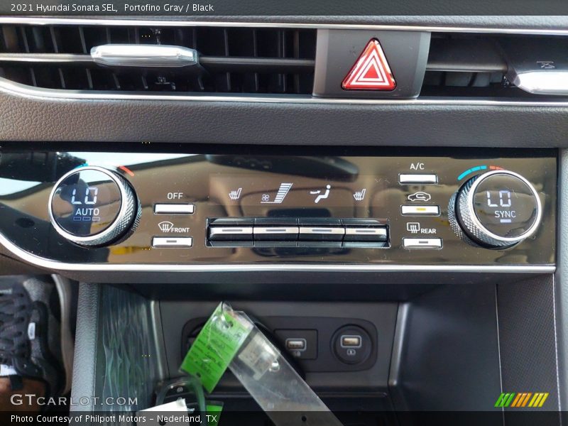 Portofino Gray / Black 2021 Hyundai Sonata SEL