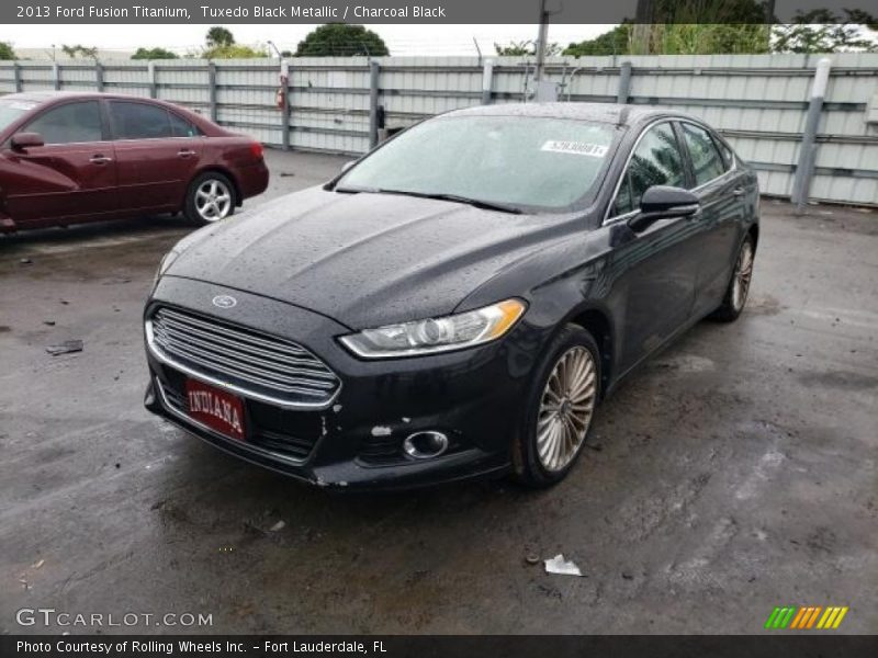 Tuxedo Black Metallic / Charcoal Black 2013 Ford Fusion Titanium