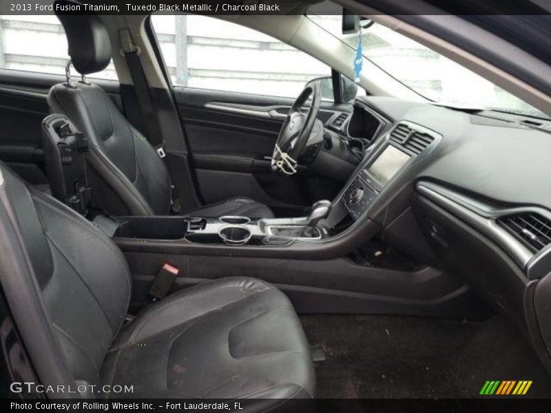 Tuxedo Black Metallic / Charcoal Black 2013 Ford Fusion Titanium