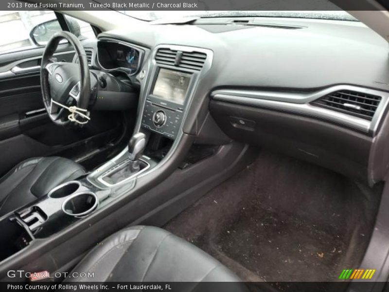 Tuxedo Black Metallic / Charcoal Black 2013 Ford Fusion Titanium
