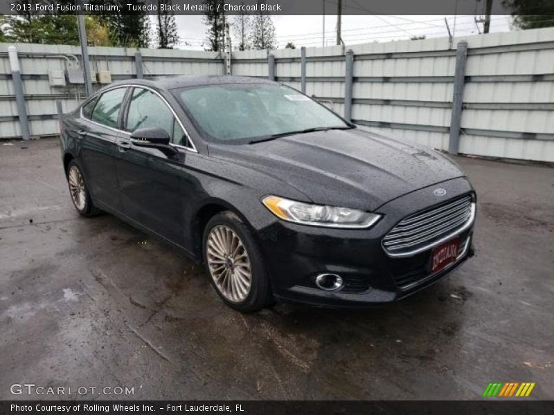 Tuxedo Black Metallic / Charcoal Black 2013 Ford Fusion Titanium