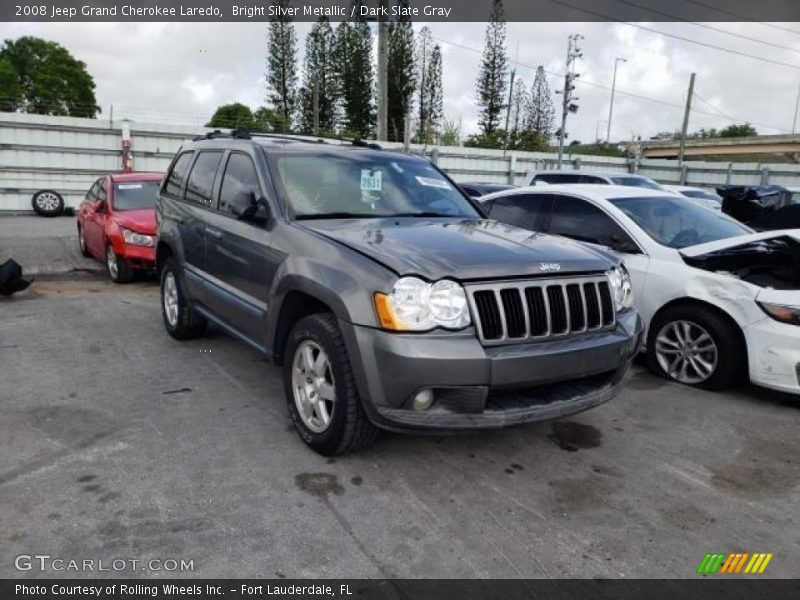 Bright Silver Metallic / Dark Slate Gray 2008 Jeep Grand Cherokee Laredo