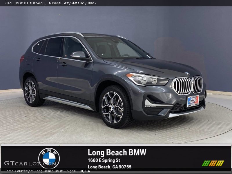 Mineral Grey Metallic / Black 2020 BMW X1 sDrive28i