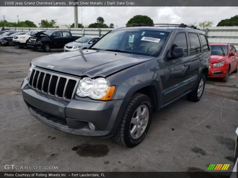 Bright Silver Metallic / Dark Slate Gray 2008 Jeep Grand Cherokee Laredo