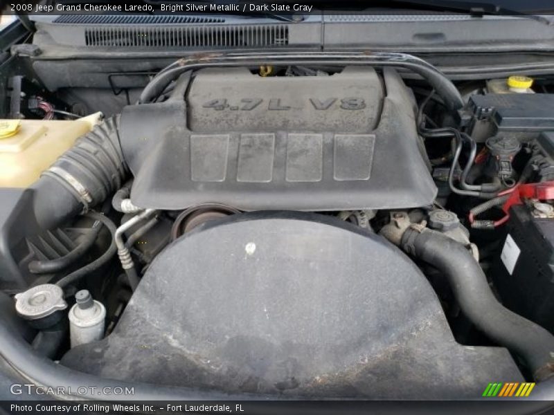 Bright Silver Metallic / Dark Slate Gray 2008 Jeep Grand Cherokee Laredo