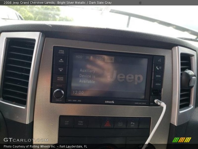 Bright Silver Metallic / Dark Slate Gray 2008 Jeep Grand Cherokee Laredo