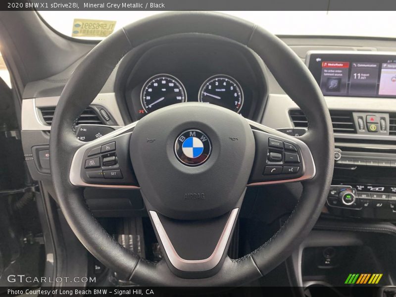 Mineral Grey Metallic / Black 2020 BMW X1 sDrive28i