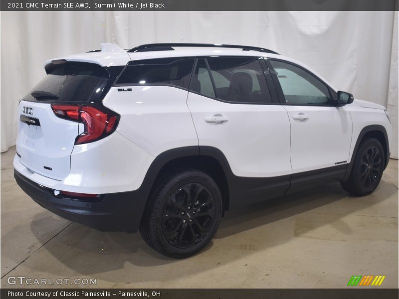 Summit White / Jet Black 2021 GMC Terrain SLE AWD