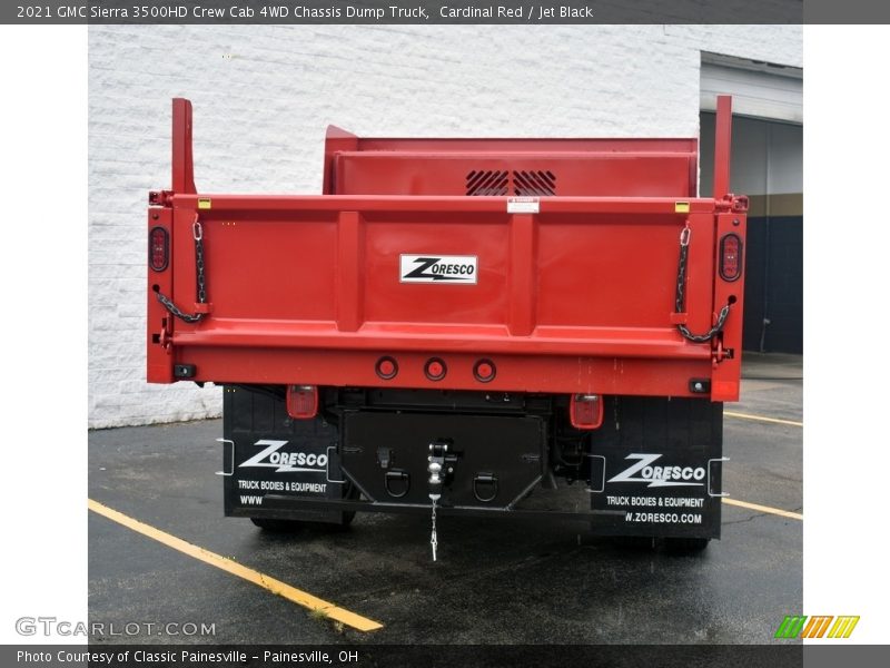 Cardinal Red / Jet Black 2021 GMC Sierra 3500HD Crew Cab 4WD Chassis Dump Truck