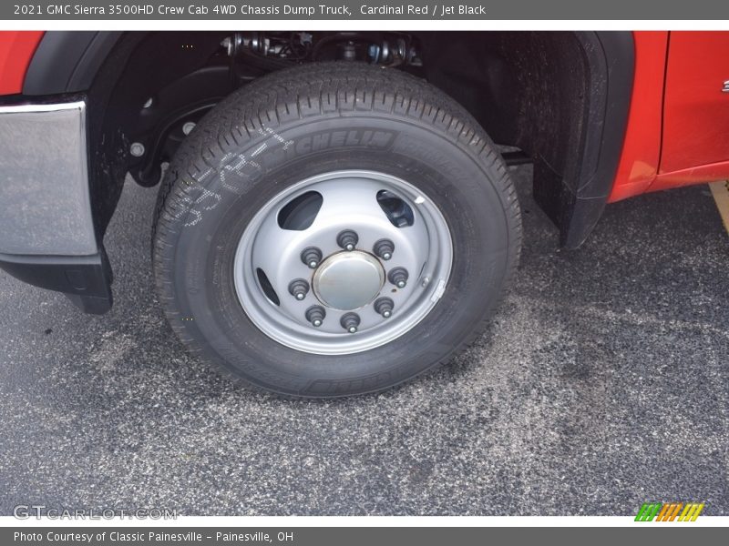  2021 Sierra 3500HD Crew Cab 4WD Chassis Dump Truck Wheel