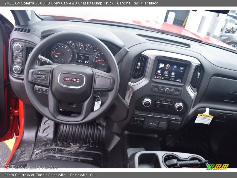 Dashboard of 2021 Sierra 3500HD Crew Cab 4WD Chassis Dump Truck