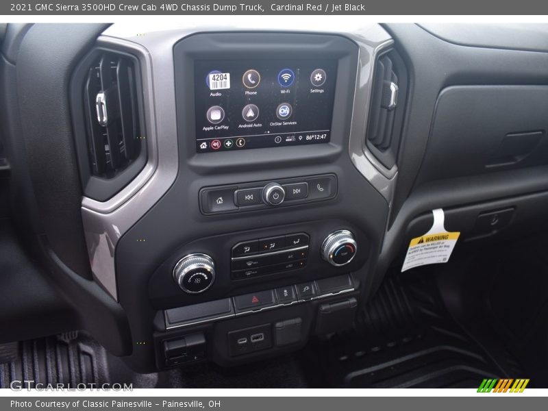 Controls of 2021 Sierra 3500HD Crew Cab 4WD Chassis Dump Truck