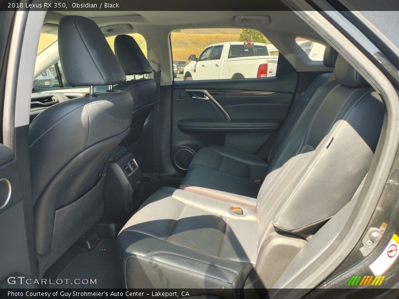 Obsidian / Black 2018 Lexus RX 350