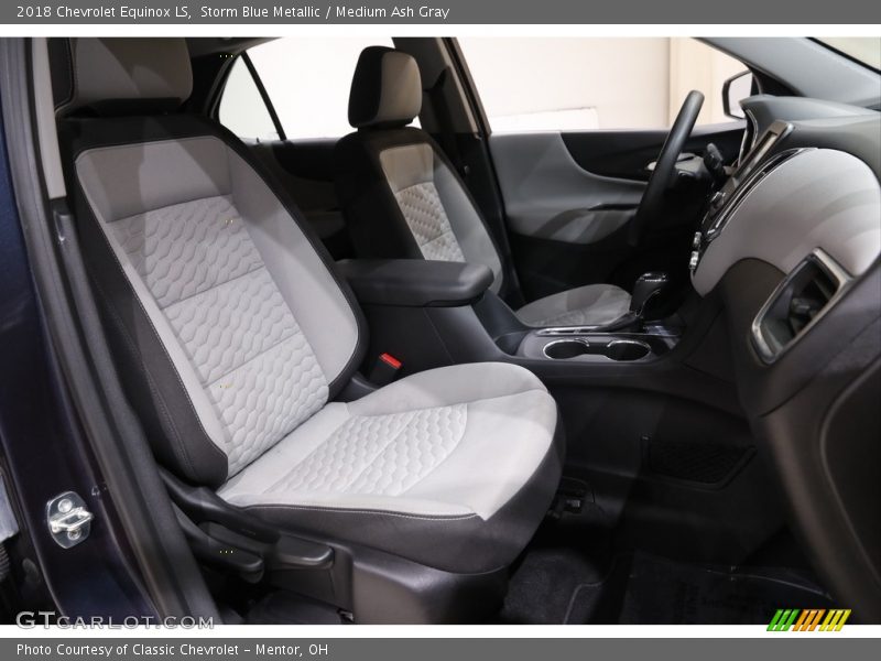 Storm Blue Metallic / Medium Ash Gray 2018 Chevrolet Equinox LS