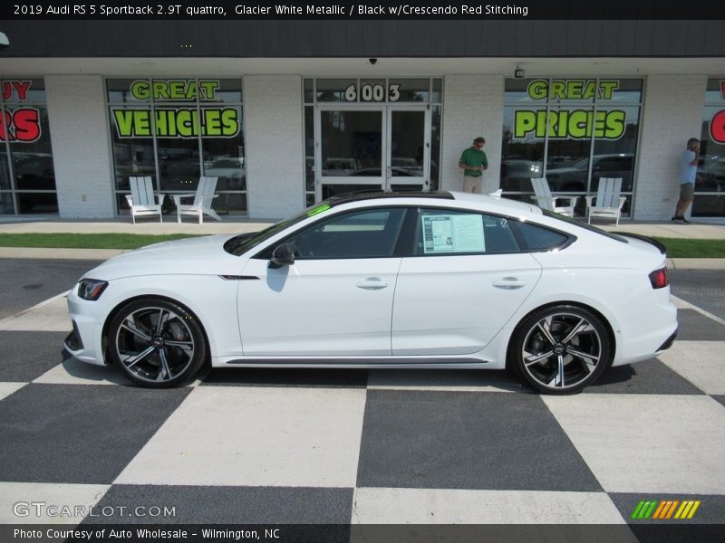  2019 RS 5 Sportback 2.9T quattro Glacier White Metallic