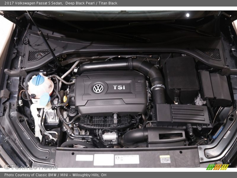 Deep Black Pearl / Titan Black 2017 Volkswagen Passat S Sedan