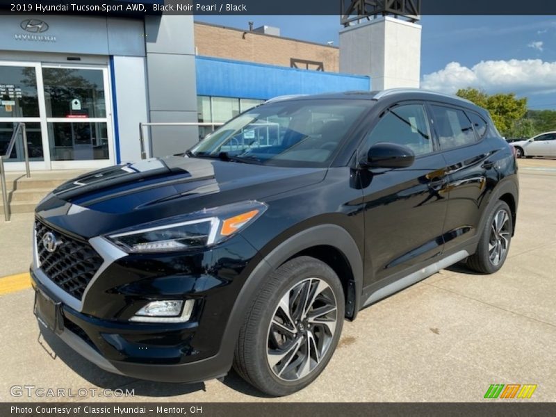 Black Noir Pearl / Black 2019 Hyundai Tucson Sport AWD
