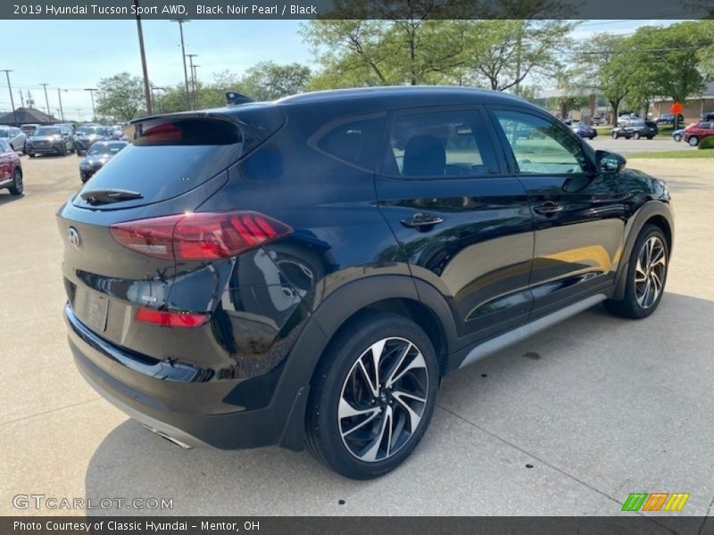Black Noir Pearl / Black 2019 Hyundai Tucson Sport AWD