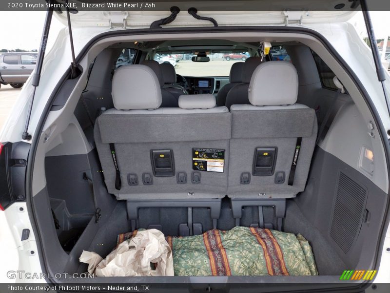 Blizzard White Pearl / Ash 2020 Toyota Sienna XLE