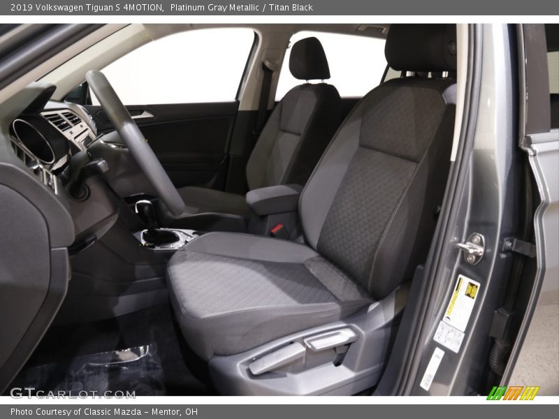 Platinum Gray Metallic / Titan Black 2019 Volkswagen Tiguan S 4MOTION