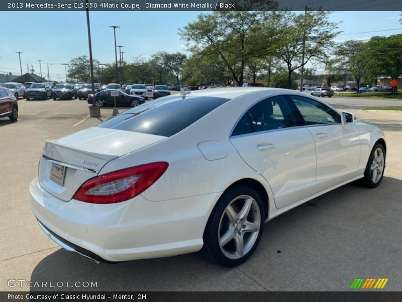 Diamond White Metallic / Black 2013 Mercedes-Benz CLS 550 4Matic Coupe