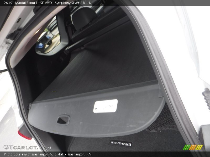 Symphony Silver / Black 2019 Hyundai Santa Fe SE AWD