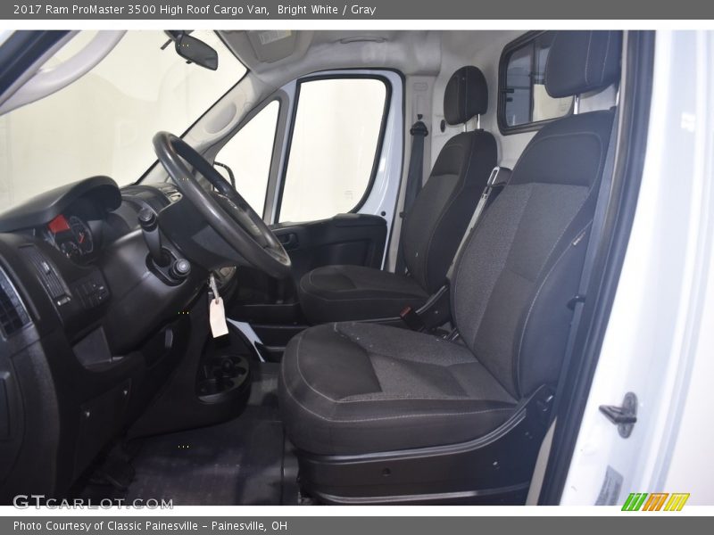 Bright White / Gray 2017 Ram ProMaster 3500 High Roof Cargo Van