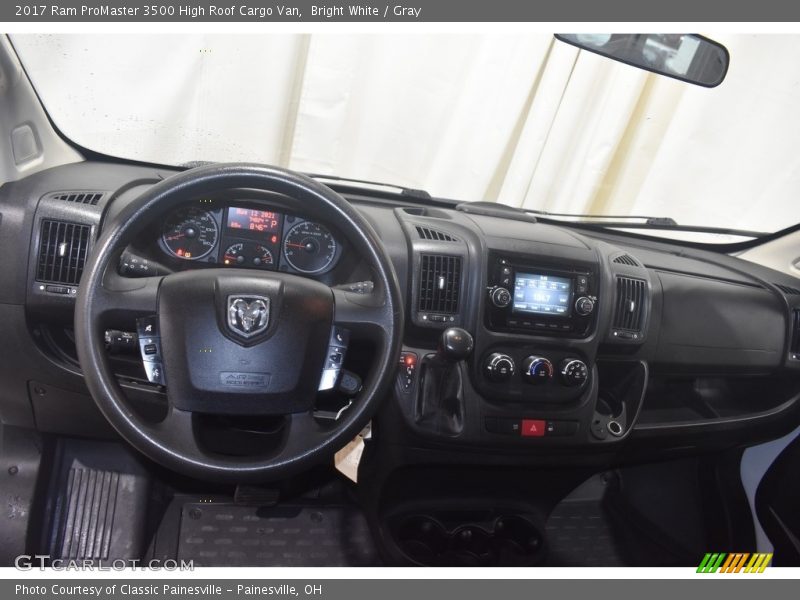 Bright White / Gray 2017 Ram ProMaster 3500 High Roof Cargo Van