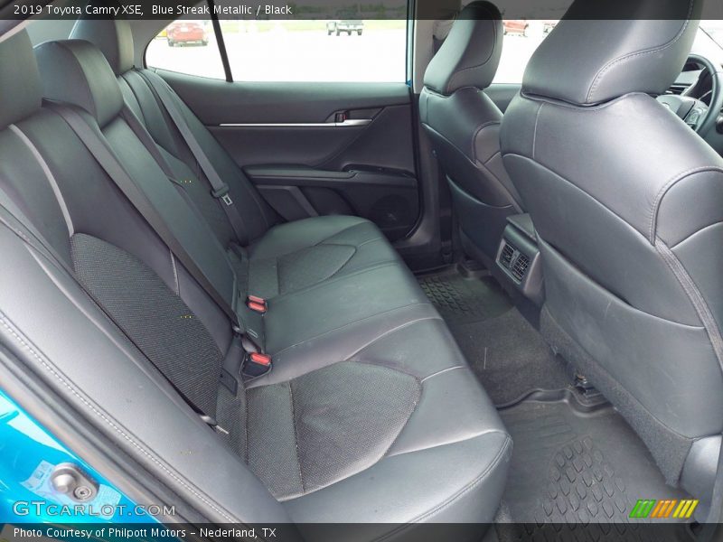 Blue Streak Metallic / Black 2019 Toyota Camry XSE