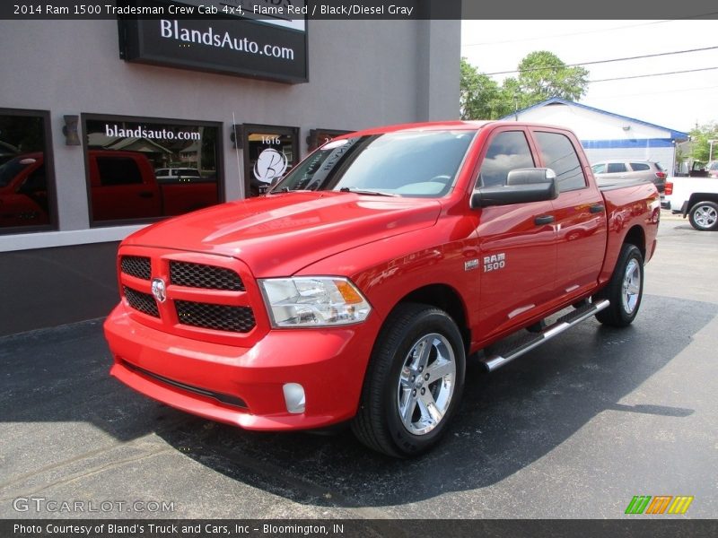 Flame Red / Black/Diesel Gray 2014 Ram 1500 Tradesman Crew Cab 4x4