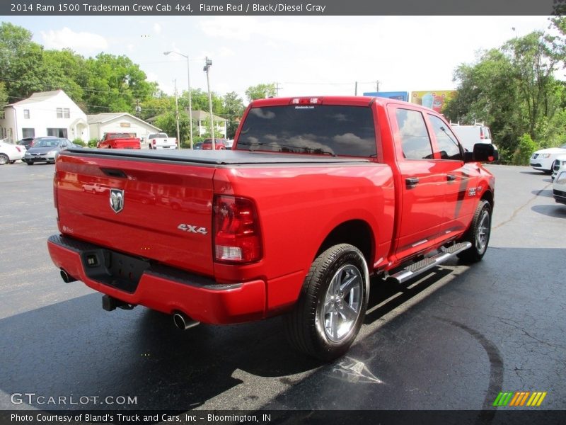 Flame Red / Black/Diesel Gray 2014 Ram 1500 Tradesman Crew Cab 4x4