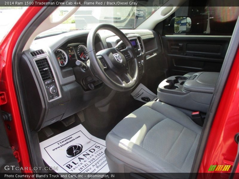 Flame Red / Black/Diesel Gray 2014 Ram 1500 Tradesman Crew Cab 4x4