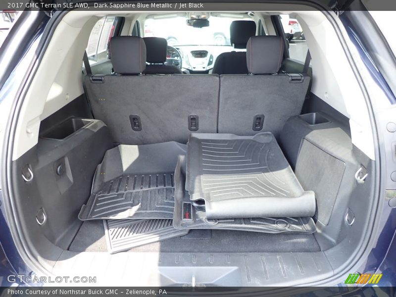 Dark Sapphire Blue Metallic / Jet Black 2017 GMC Terrain SLE AWD