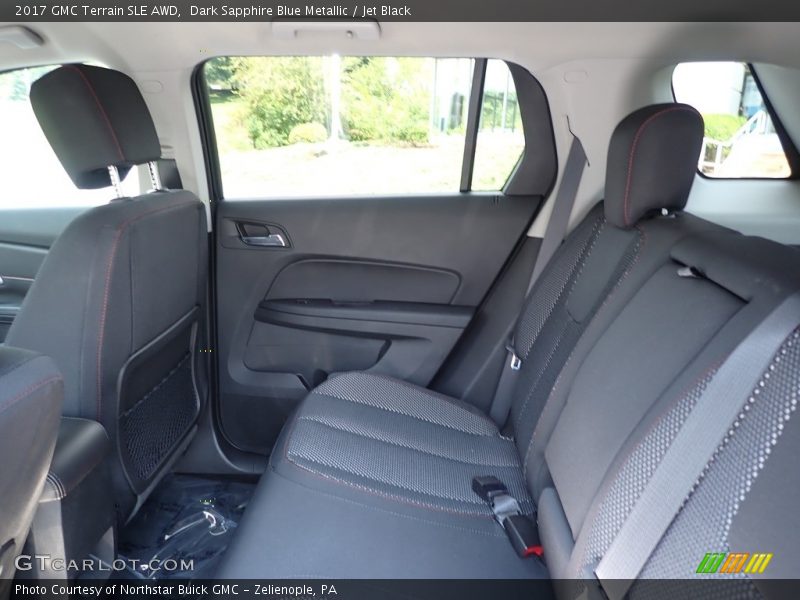 Dark Sapphire Blue Metallic / Jet Black 2017 GMC Terrain SLE AWD