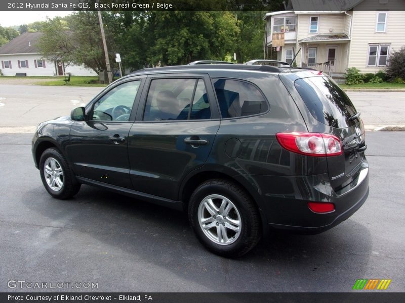 Black Forest Green / Beige 2012 Hyundai Santa Fe GLS