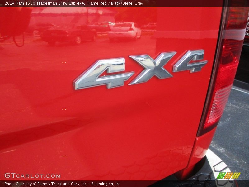 Flame Red / Black/Diesel Gray 2014 Ram 1500 Tradesman Crew Cab 4x4