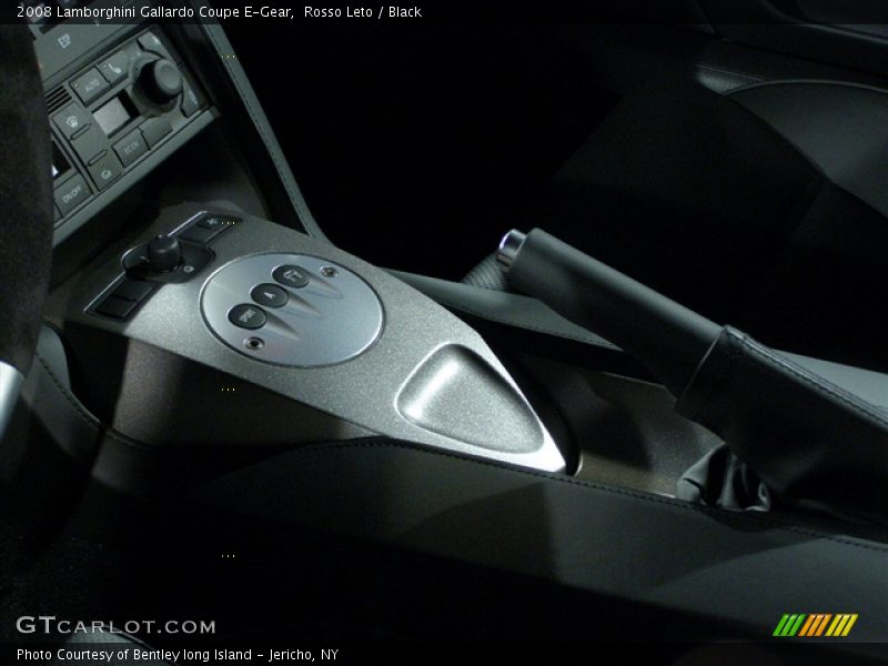 Rosso Leto / Black 2008 Lamborghini Gallardo Coupe E-Gear