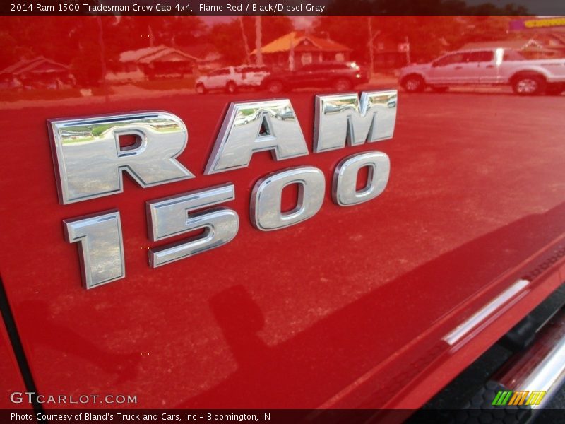 Flame Red / Black/Diesel Gray 2014 Ram 1500 Tradesman Crew Cab 4x4
