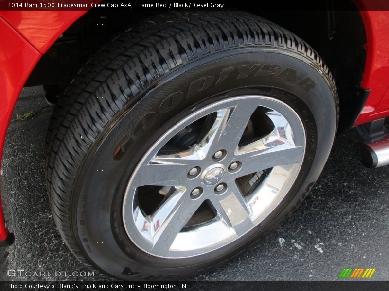 Flame Red / Black/Diesel Gray 2014 Ram 1500 Tradesman Crew Cab 4x4