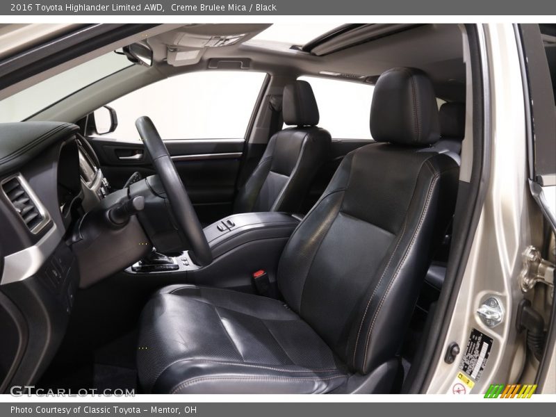 Creme Brulee Mica / Black 2016 Toyota Highlander Limited AWD