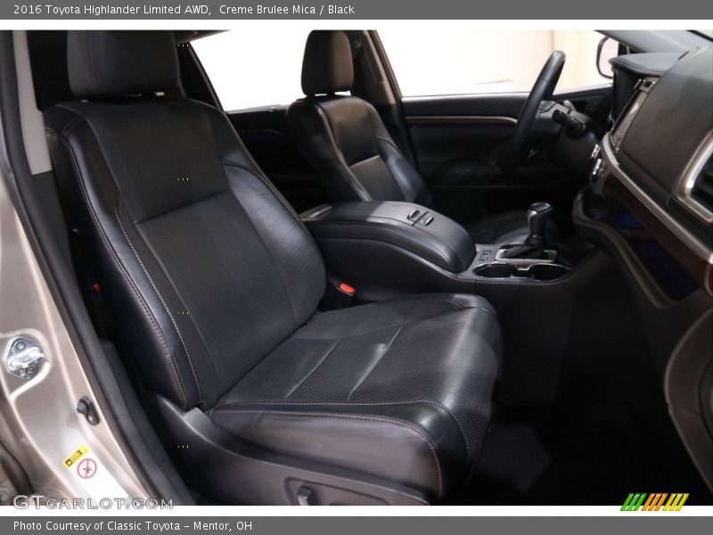 Creme Brulee Mica / Black 2016 Toyota Highlander Limited AWD