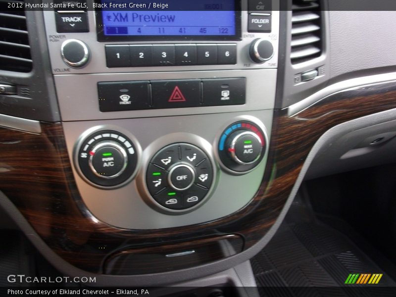 Black Forest Green / Beige 2012 Hyundai Santa Fe GLS