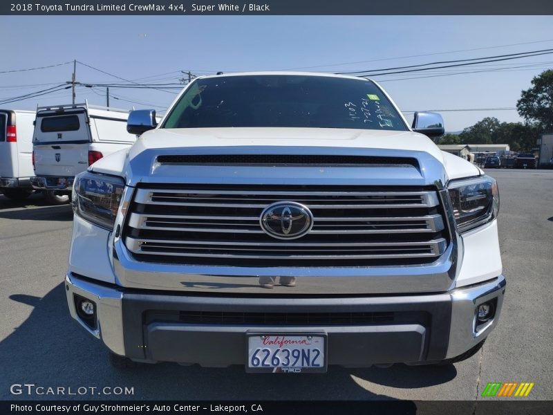 Super White / Black 2018 Toyota Tundra Limited CrewMax 4x4