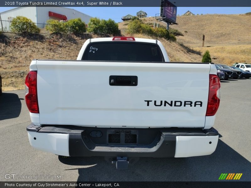 Super White / Black 2018 Toyota Tundra Limited CrewMax 4x4