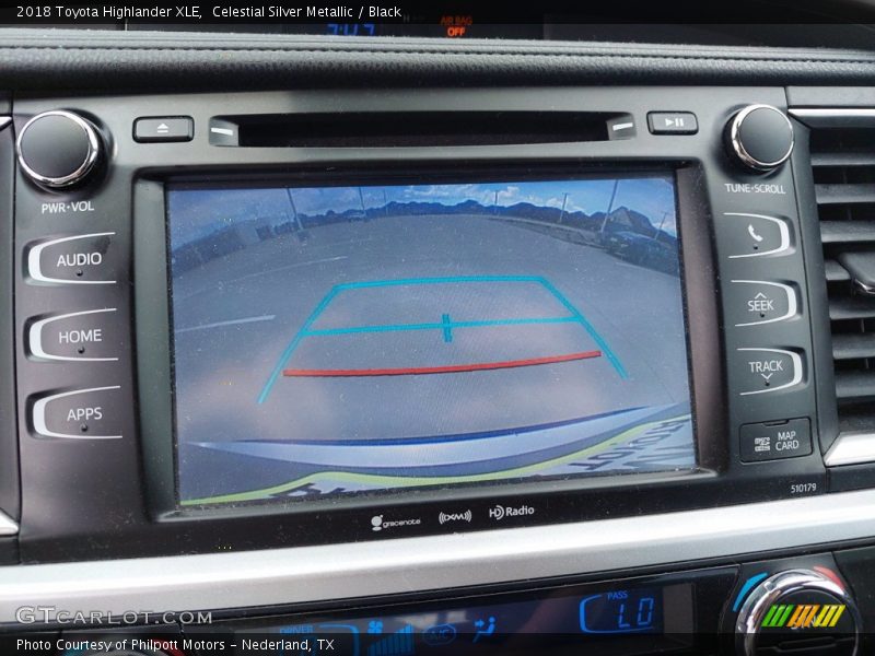 Celestial Silver Metallic / Black 2018 Toyota Highlander XLE