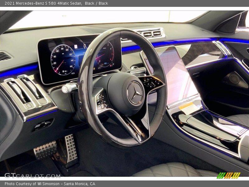Black / Black 2021 Mercedes-Benz S 580 4Matic Sedan