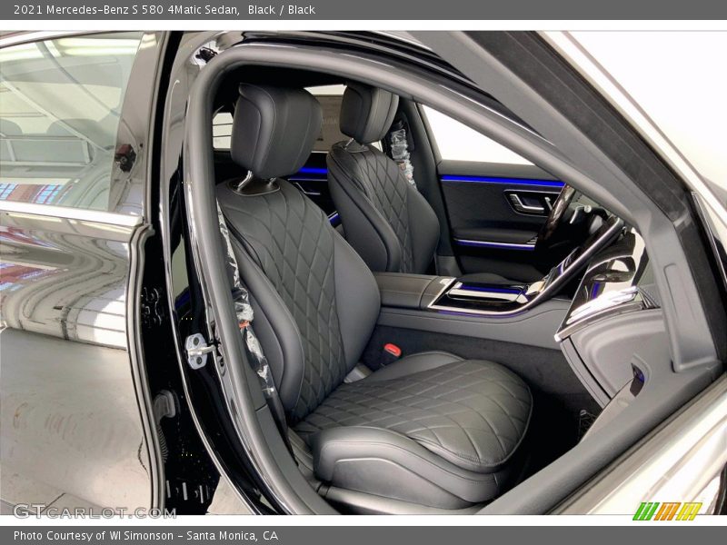  2021 S 580 4Matic Sedan Black Interior