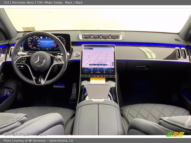 Black / Black 2021 Mercedes-Benz S 580 4Matic Sedan