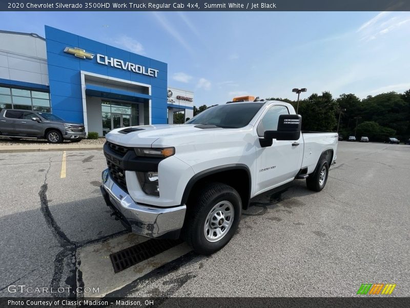 Summit White / Jet Black 2020 Chevrolet Silverado 3500HD Work Truck Regular Cab 4x4